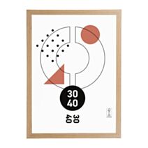 Cadre photo Milan naturel 30 x 40 cm - OSTARIA