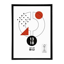 Cadre photo Marco clip noir 13 x 18 cm PVC - OSTARIA