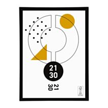 Cadre photo Marco clip noir 21 x 30 cm PVC - OSTARIA