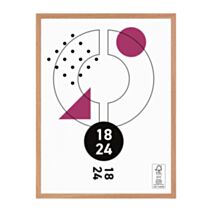 Cadre photo Marco clip bois 18 x 24 cm PVC - OSTARIA
