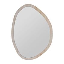 Miroir organique bois clair 43,5x60cm - OSTARIA
