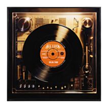 Décoration murale Vinyle 50x50cm orange - OSTARIA