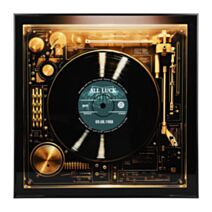 Décoration murale vinyle 30x30cm vert - OSTARIA