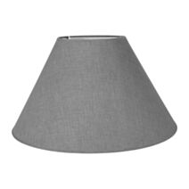 Abat-jour rond Ø40 x H25 cm gris - OSTARIA