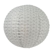 Boule japonaise blanche mandarin noir Ø35 cm - OSTARIA