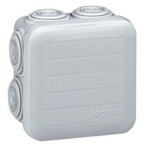Boîte de dérivation étanche carrée 7 entrées IP55 Plexo 65x6 - LEGRAND