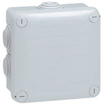 Boîte de dérivation à embouts à entrée directe 80x80mm gris - LEGRAND