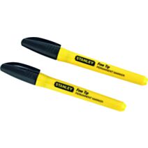 Marqueur pointe fine noir - STANLEY