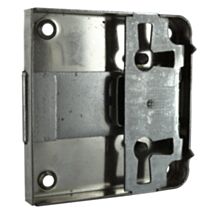 Serrure de meuble en acier nickelé 60 mm axe 40mm - CIME