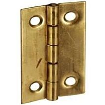 Charnière rectangulaire pour meuble laiton poli 40x25mm - CIME