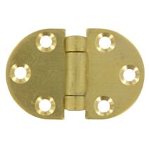 Charnière abattant 30x47mm laiton x2