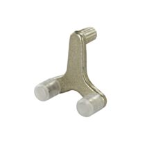 Lot de 4 taquets à enfoncer ajustable pour étagère en verre épaisseur 4/10mm zamak chromé
