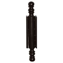 Lot de 2 paumelles rustiques à vases universelle droite ou gauche pour porte bois démontable à visser 