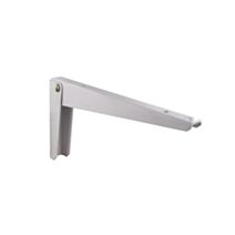 Equerre rabatable acier 200 x 100 mm blanc - CIME