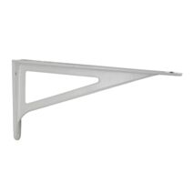 Equerre renforcée aluminium laqué blanc 250 x 125mm - CIME