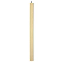 Pied de table haute cylindrique fixe hêtre brut Ø50 mm H730 mm - CIME