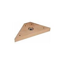 Platine fixation 170x100 m 8 hêtre brut