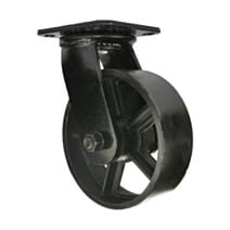 Roulette à platine chariot de mine Ø15 cm - CIME
