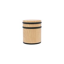 Butée de sol cylindrique Ø65 mm 750g à poser acier beige - CIME