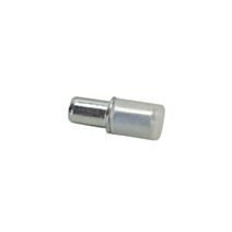 Lot de 24 taquets gainés transparent à enfoncer pour étagère en verre Ø5mm acier zingué