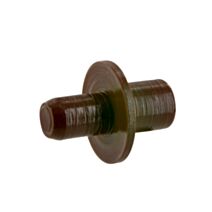 Lot de 24 taquets à enfoncer Ø5-6 mm plastique brun
