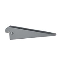 Console double L.120mm entraxe 32mm charge supportée 60kg acier époxy gris - CIME