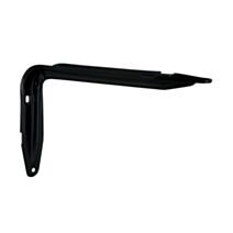 Equerre acier époxy noir 230 x 147 x 35mm - CIME