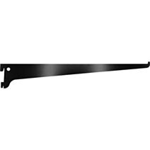 Console simple en acier noir 40 cm entraxe 50 mm - CIME