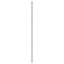 Crémaillère simple en acier noir 2 m entraxe 50 mm - CIME