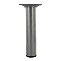 Pied D30 H150mm acier époxy gris alu - CIME