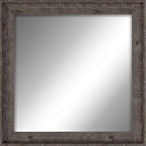 Miroir Valloire 30 x 30 cm résine marron - CEANOTHE