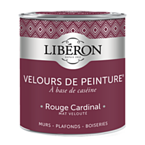 Peinture multisupport velours rouge cardinal 0,5L - LIBERON