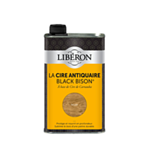 Cire antiquaire « black bison » liquide 0.5l - Noyer -LIBERON