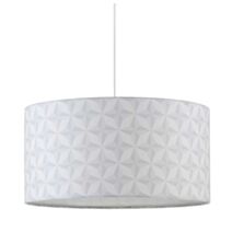 Suspension Tegels gris et blanc h20 d40