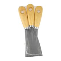 3 spatules acier poignée bois 25+40+70mm - COGEX