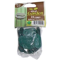 26 attaches brise vue et canisse vert - IDEAL GARDEN