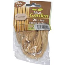 26 attaches brise vue et canisse beiges - IDEAL GARDEN