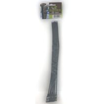 12 liens crantés universels 35 cm - IDEAL GARDEN