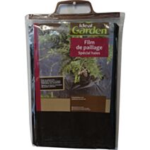 Film paillage spécial haies 50 microns 1 x 20 m noir - IDEAL GARDEN