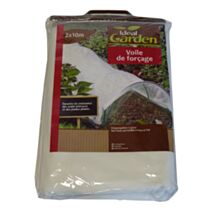 Voile forcage 17g/m2 blanc 2 x 10 m - IDEAL GARDEN