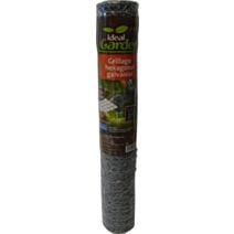 Grillage hexagonal galvanisé 25 mm 0,5 x 10 m - IDEAL GARDEN
