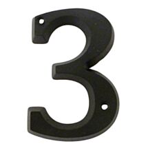 Chiffre de rue Zamak n°3 80mm + vis