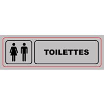 Panneau pvc 170x50mm toilettes hommes /femmes