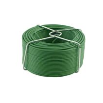Fil d'attache acier plastifie couleur vert ø1.3mm longueur : 50m  