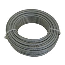 Couronne câble âme textile gainé PVC cristal 6 x 7 mm - VISO
