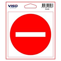 Adhesif sens interdit 115x115mm