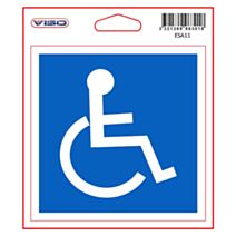 Adhesif toilettes handicapes 115x115mm
