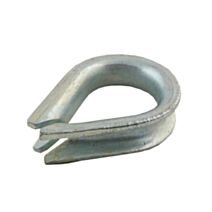 2 cosses cœur acier zingué largeur: 10mm -