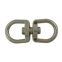 1 emerillon double acier inox AISI 316 ø fil 8mm