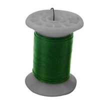 2 fil carcasse acier laque vert ø0.4mm longueur :2x30m